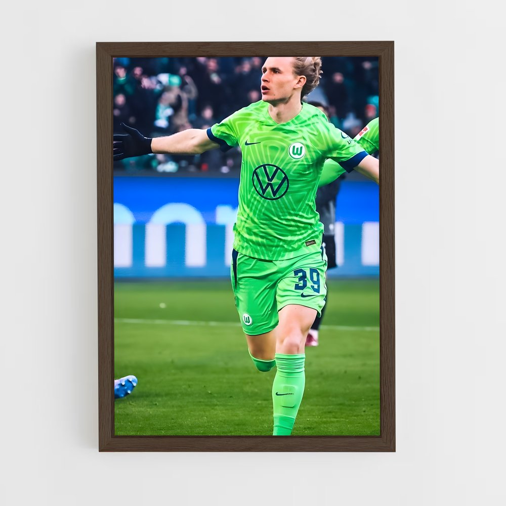 ap-vfl wolfsburg-8 cadre Bois foncé