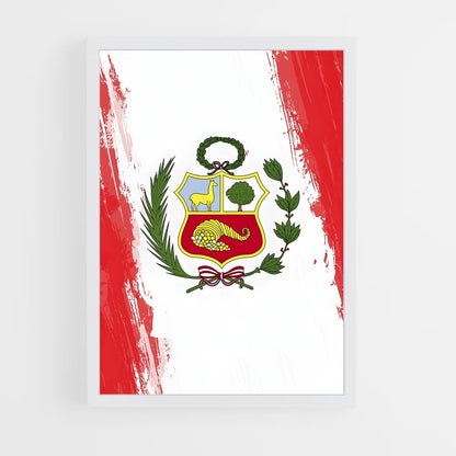 ap-viceroyalty of peru flag-1 cadre Blanc