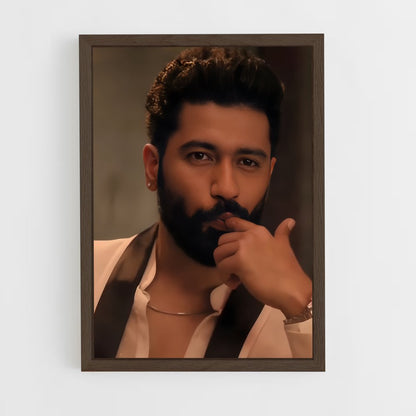 ap-vicky kaushal-11 cadre Bois foncé