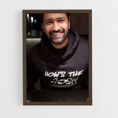 ap-vicky kaushal-7 cadre Bois foncé