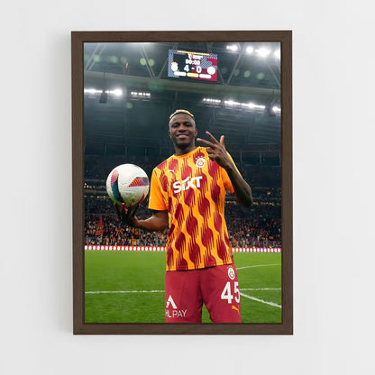 ap-victor osimhen-6 cadre Bois foncé