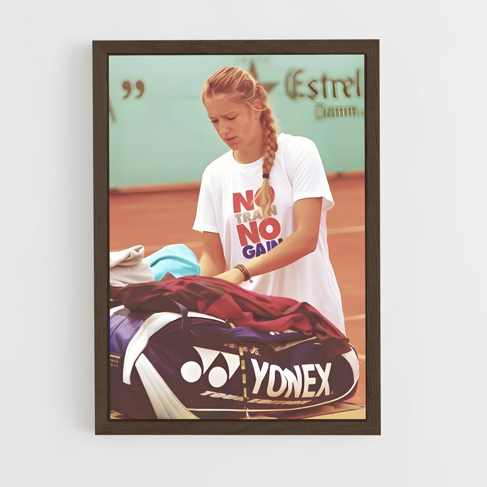 ap-victoria azarenka-2 cadre Bois foncé