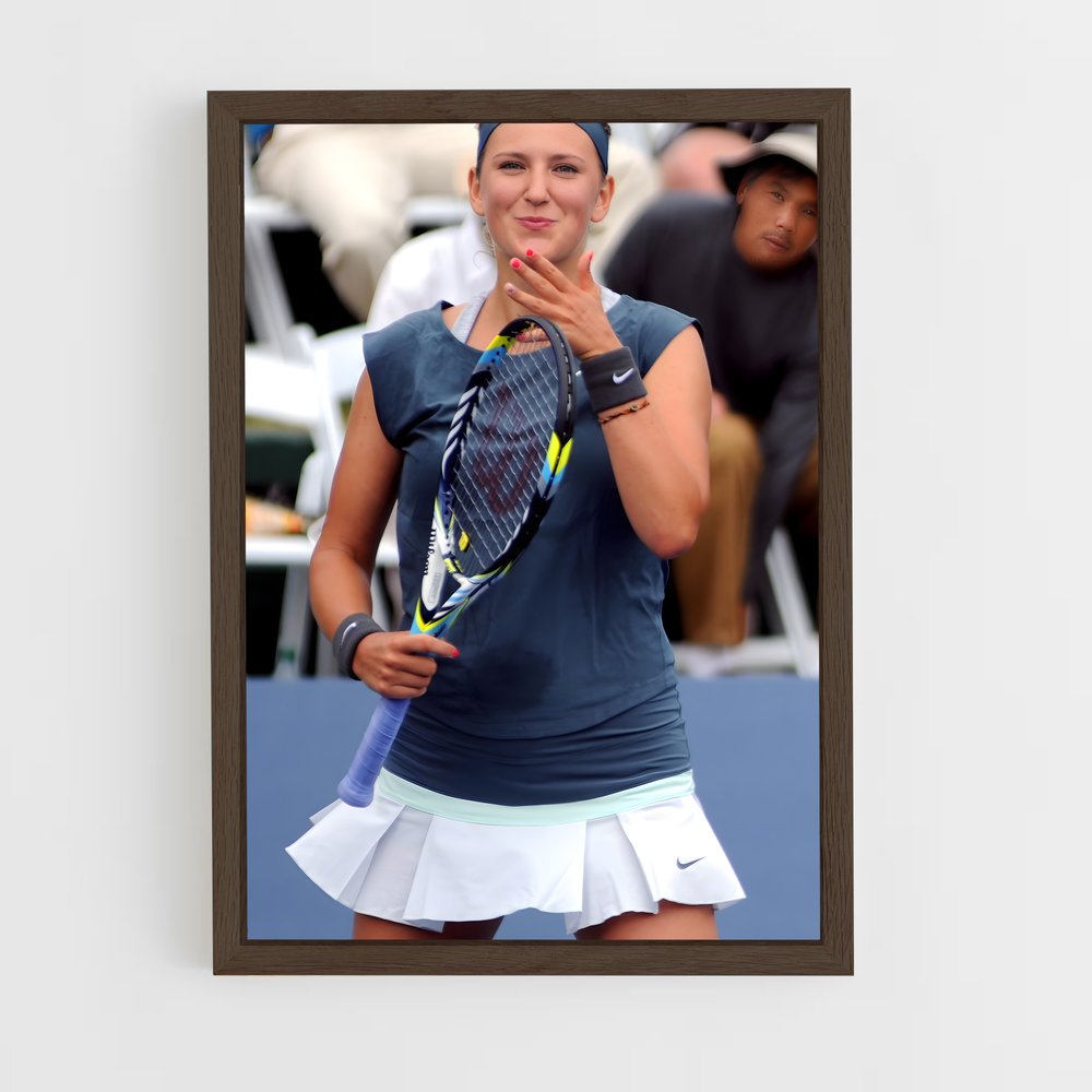 ap-victoria azarenka-3 cadre Bois foncé