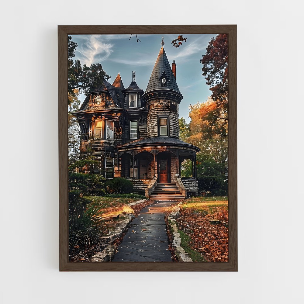 ap-victorian architecture-11 cadre Bois foncé