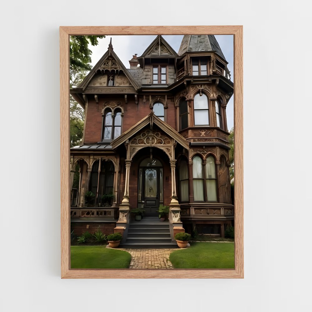 ap-victorian architecture-3 cadre Bois clair