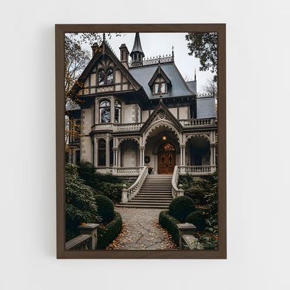 ap-victorian architecture-4 cadre Bois foncé