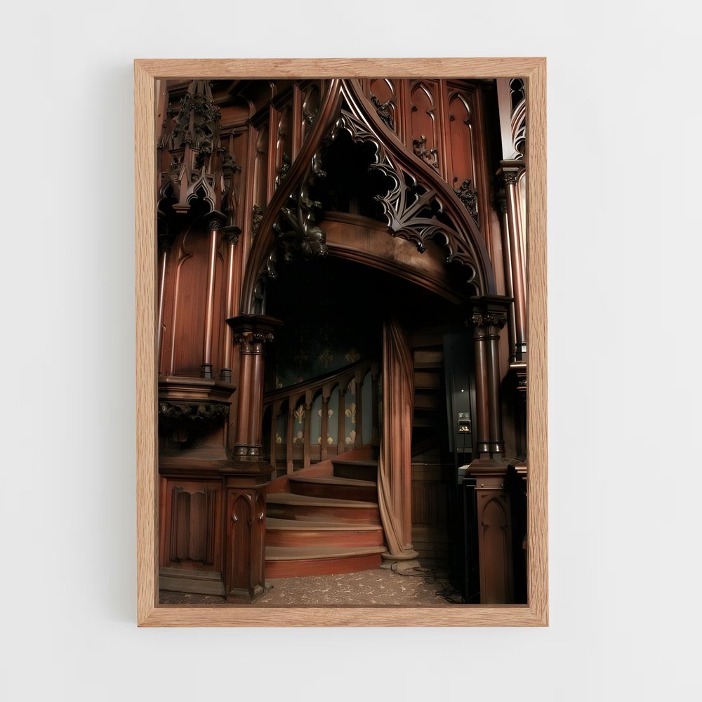 ap-victorian architecture-7 cadre Bois clair