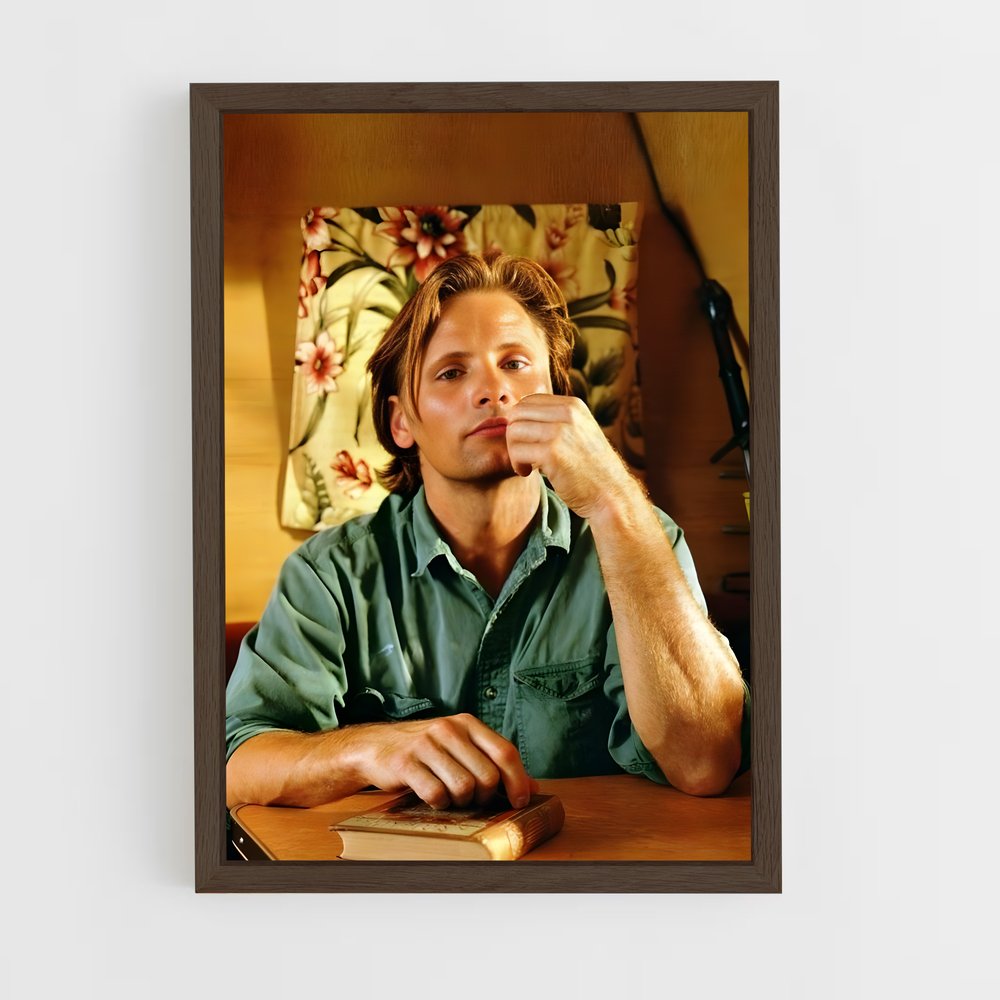 ap-viggo mortensen-6 cadre Bois foncé