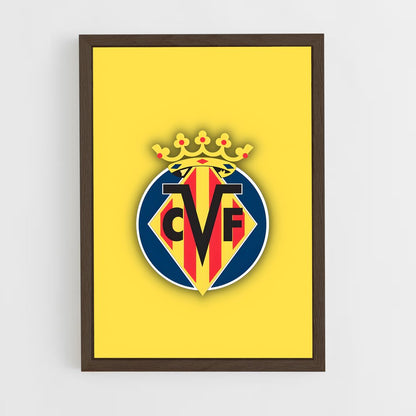 ap-villarreal cf-1 cadre Bois foncé