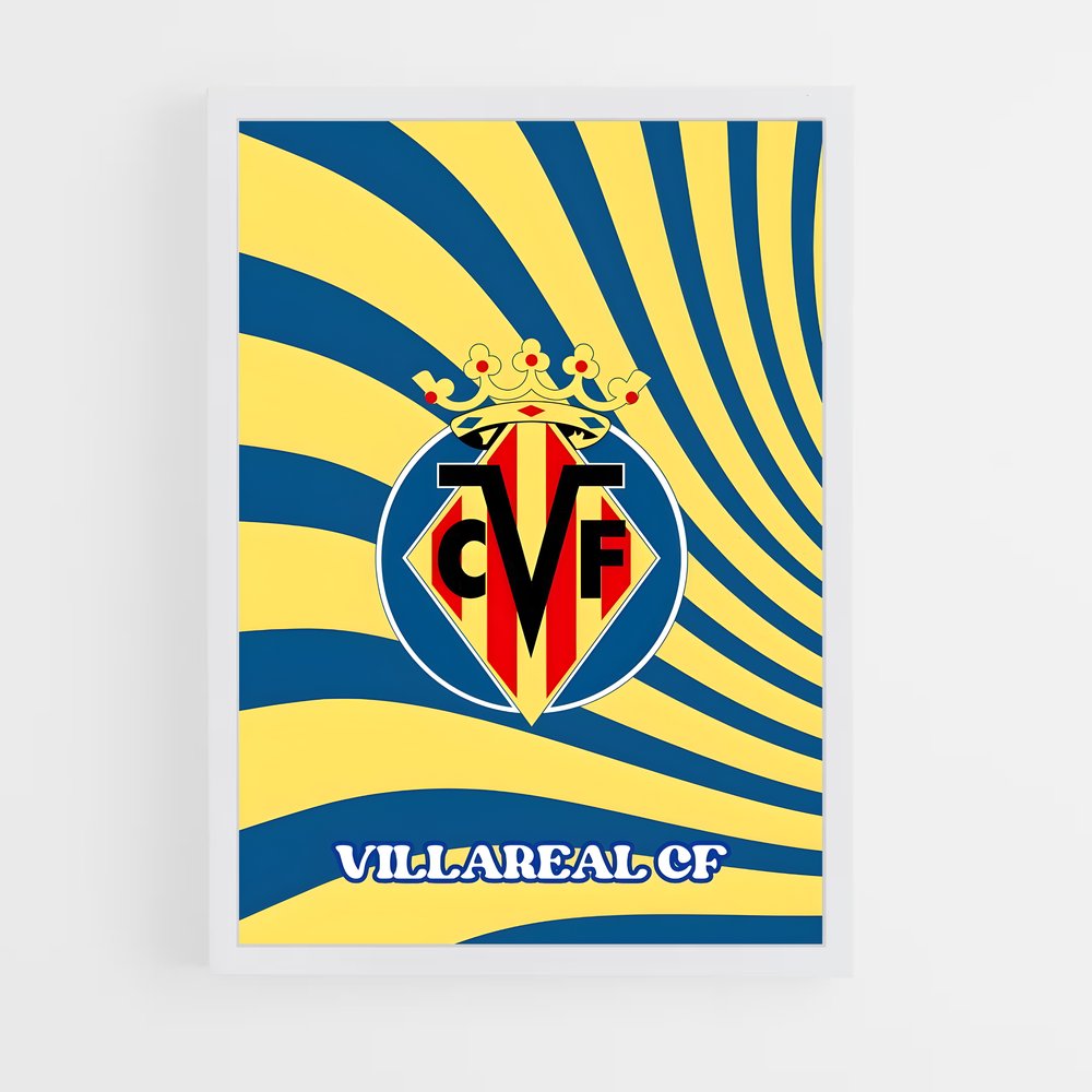 ap-villarreal cf-6 cadre Blanc