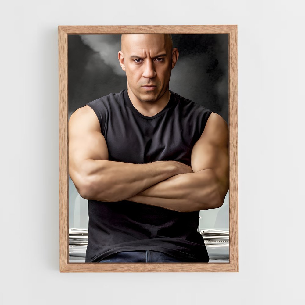 ap-vin diesel-10 cadre Bois clair