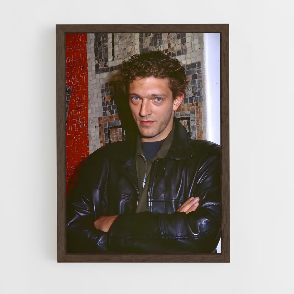 ap-vincent cassel-1 cadre Bois foncé