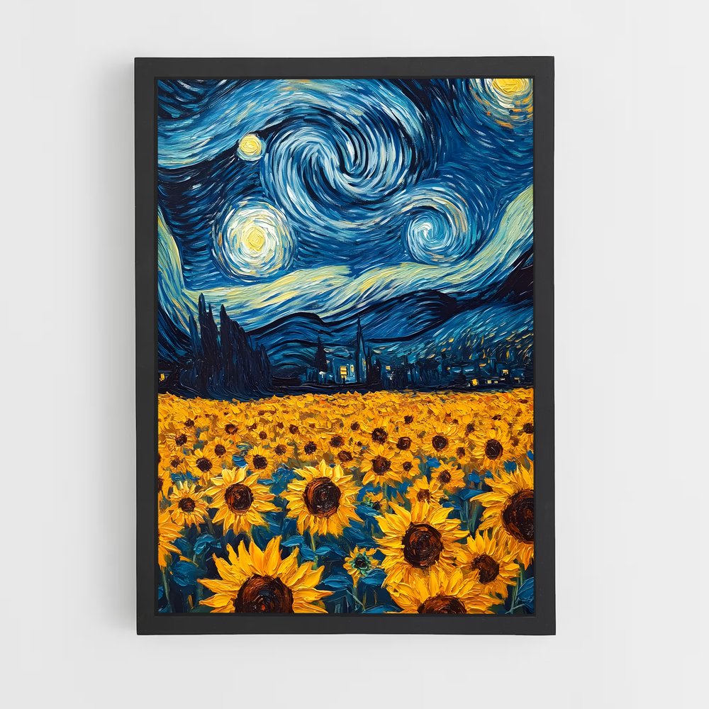 ap-vincent van gogh-5 cadre Noir