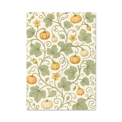 Poster Vignes et Citrouilles