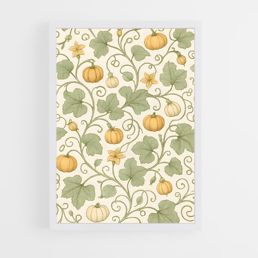 ap-vine patterns-1 cadre Blanc