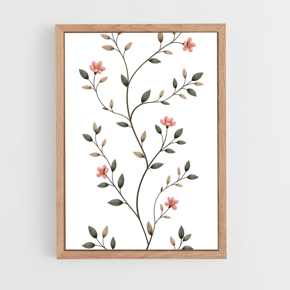 ap-vine patterns-3 cadre Bois clair