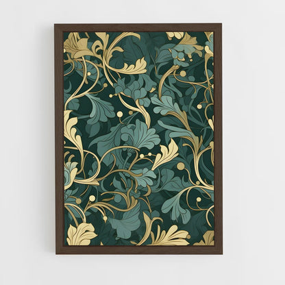 ap-vine patterns-4 cadre Bois foncé