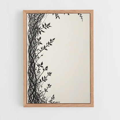ap-vine patterns-6 cadre Bois clair