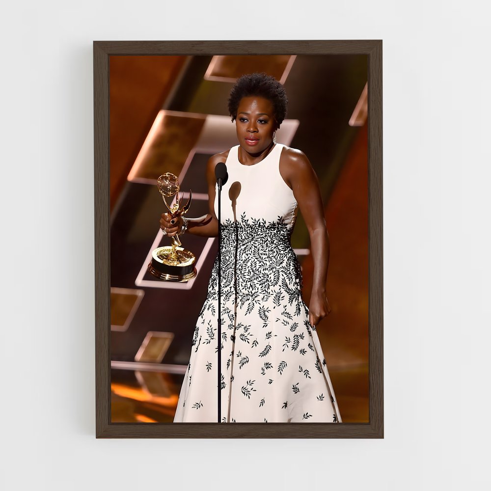 ap-viola davis-12 cadre Bois foncé
