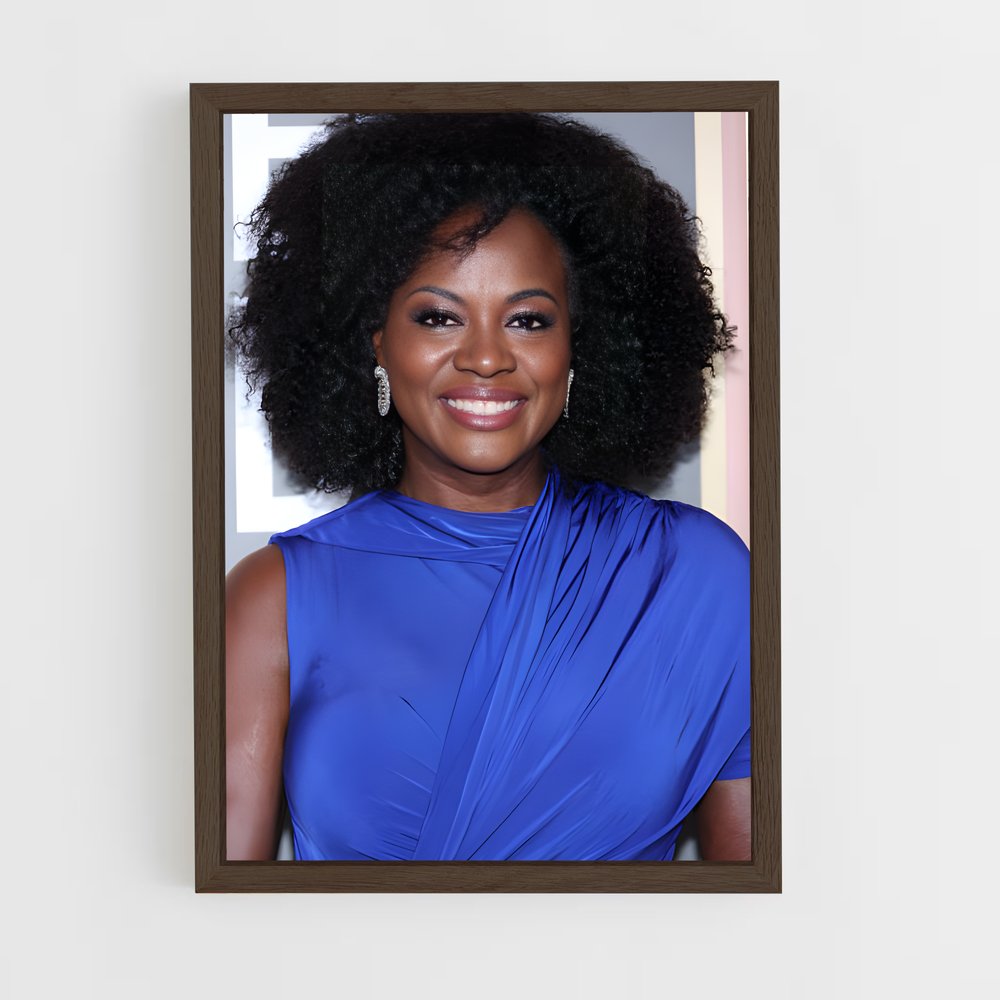 ap-viola davis-9 cadre Bois foncé