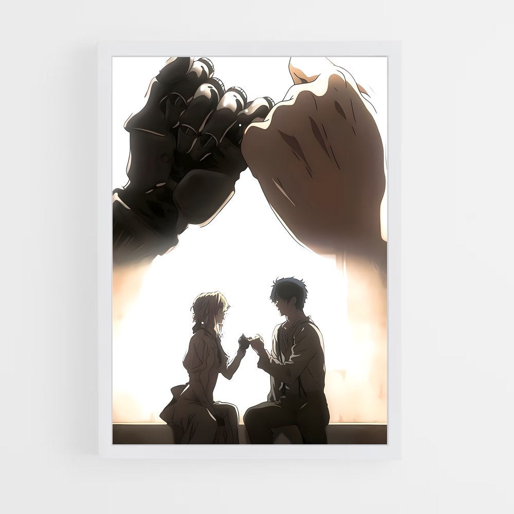 ap-violet evergarden*-4 cadre Blanc