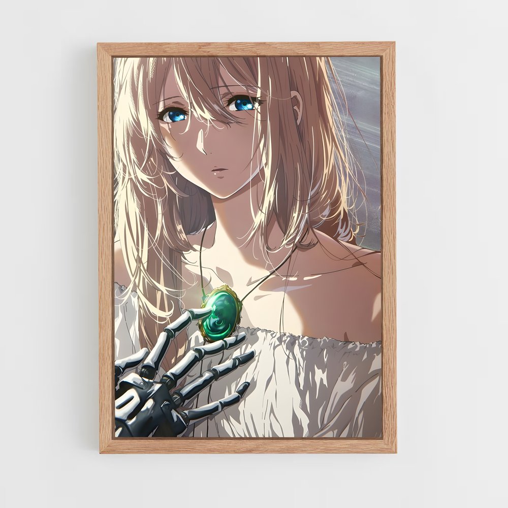 ap-violet evergarden*-8 cadre Bois clair