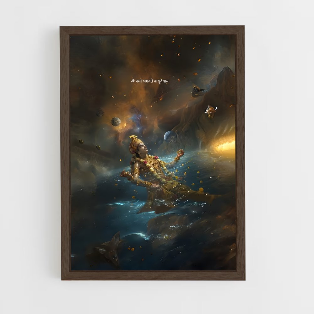ap-vishnu-5 cadre Bois foncé