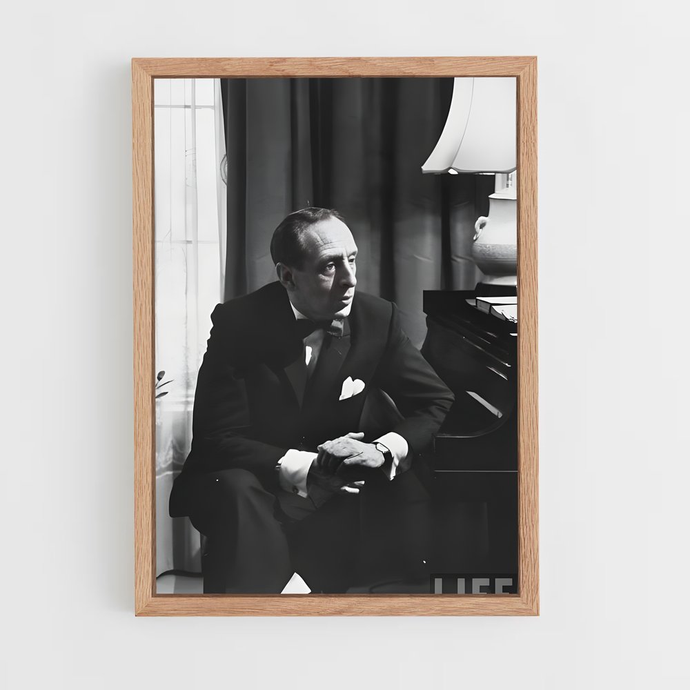 ap-vladimir horowitz-1 cadre Bois clair