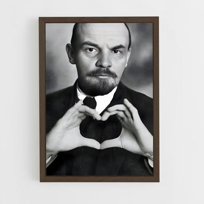 ap-vladimir lenin-2 cadre Bois foncé