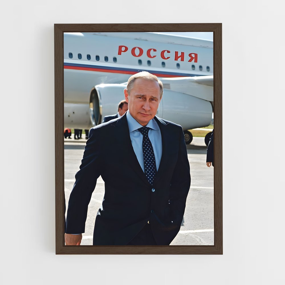 ap-vladimir putin-1 cadre Bois foncé