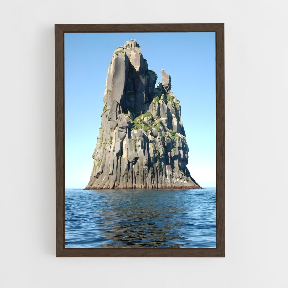 ap-volcanic islands-1 cadre Bois foncé