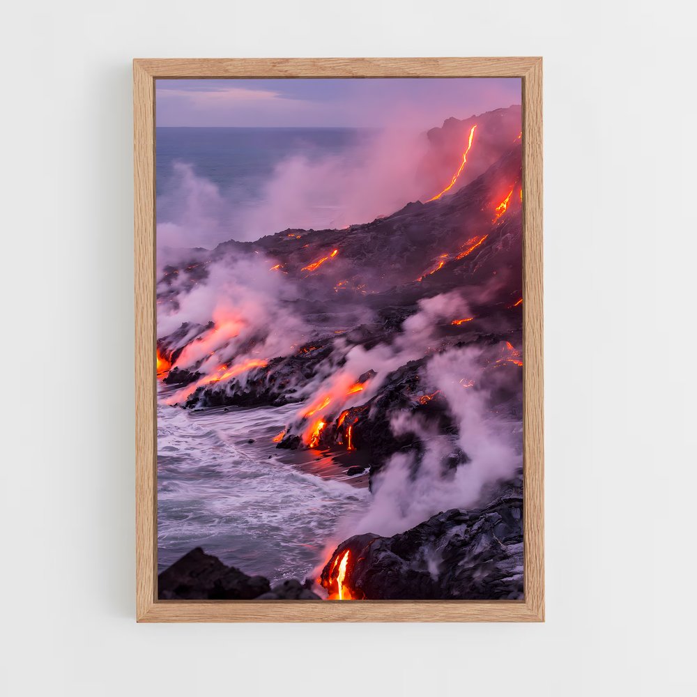 ap-volcanoes-11 cadre Bois clair