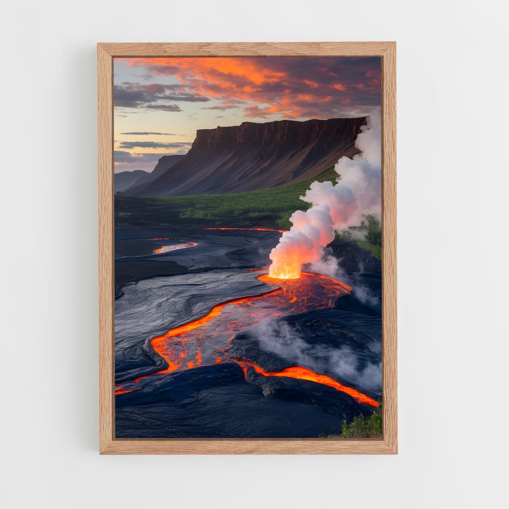 ap-volcanoes-5 cadre Bois clair