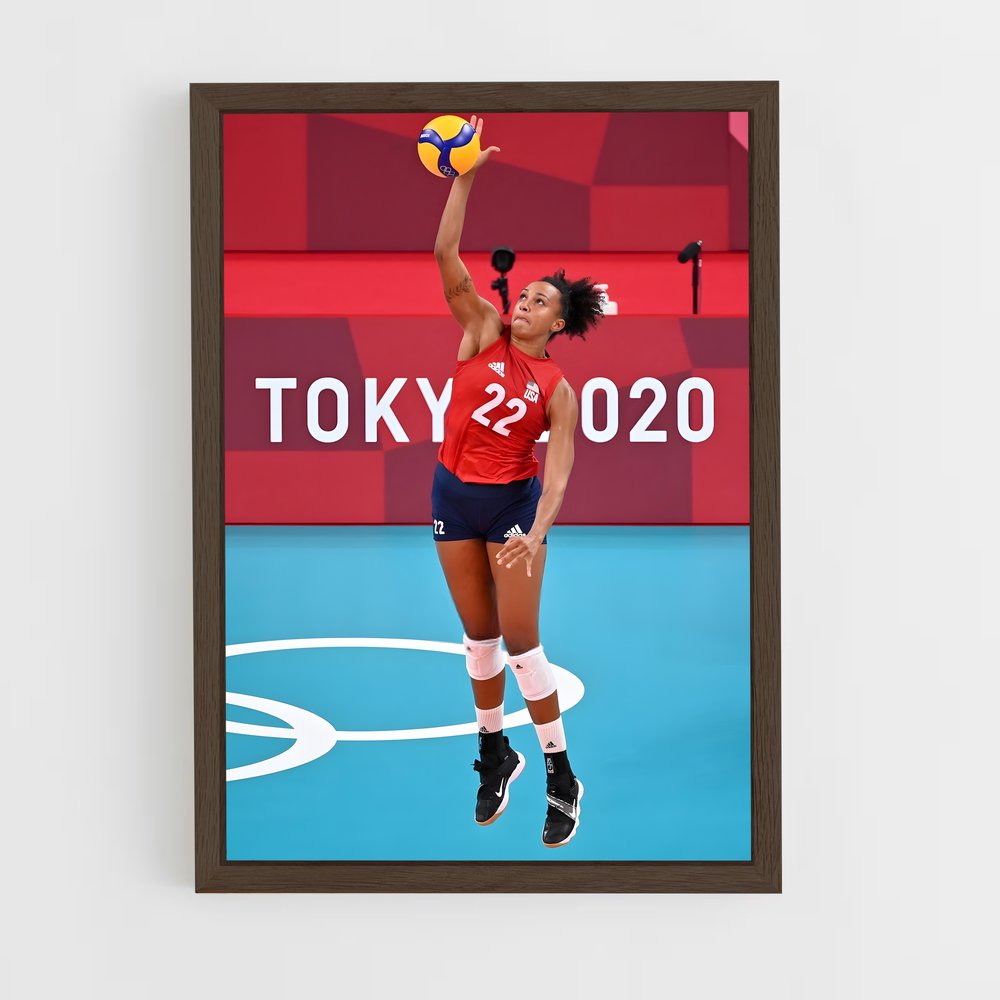 ap-volleyball world championships-6 cadre Bois foncé