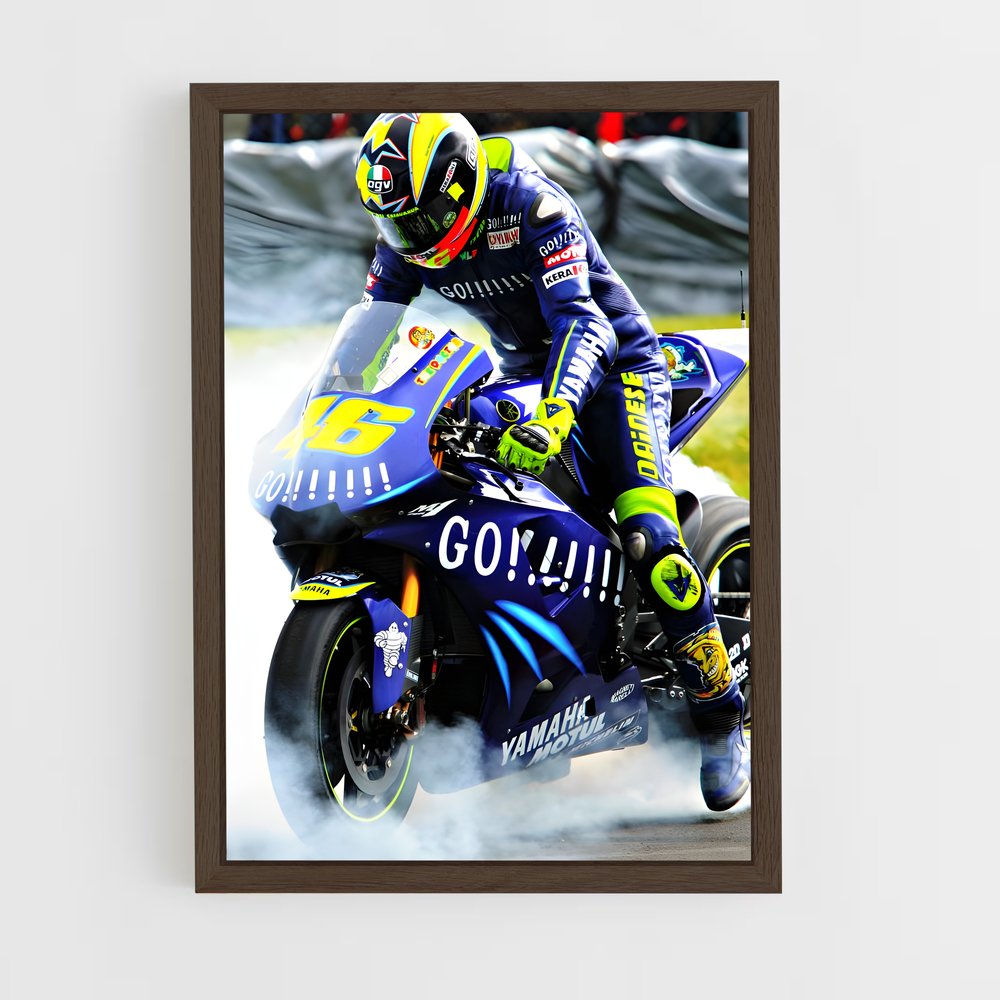 ap-vr46 racing team-5 cadre Bois foncé