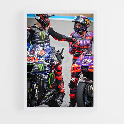 ap-vr46 racing team-6 cadre Blanc