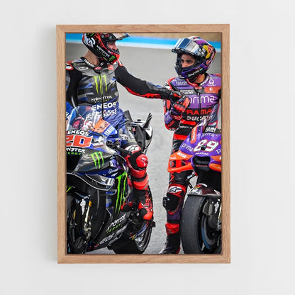 ap-vr46 racing team-6 cadre Bois clair