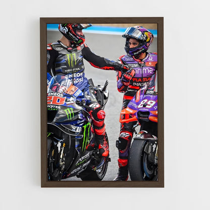 ap-vr46 racing team-6 cadre Bois foncé