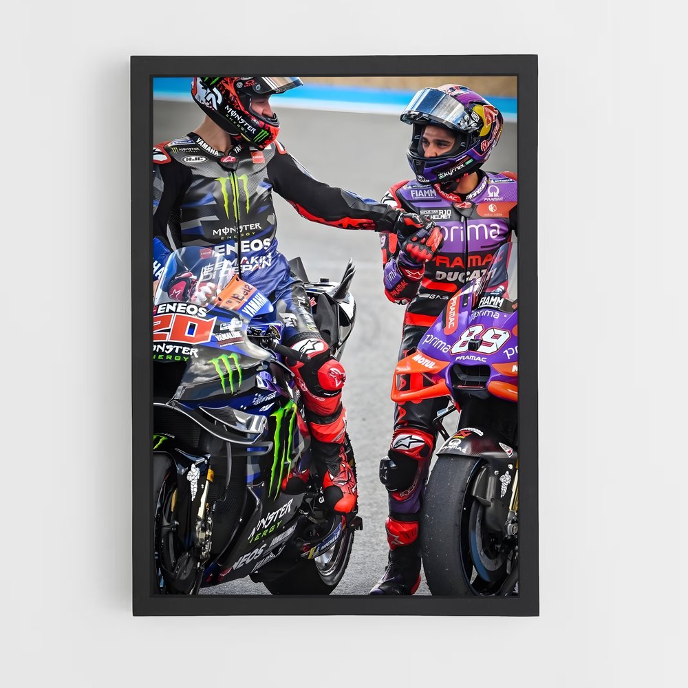ap-vr46 racing team-6 cadre Noir
