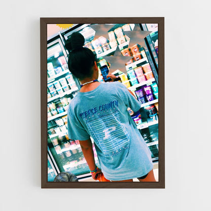 ap-vsco girl-11 cadre Bois foncé