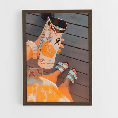 ap-vsco girl-4 cadre Bois foncé