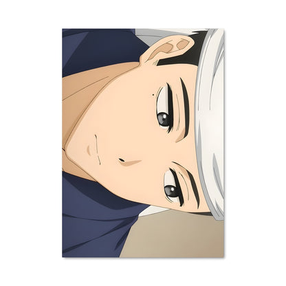 Poster La Fille aux Bandes Blanches
