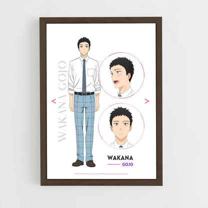 ap-wakana gojo-4 cadre Bois foncé