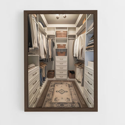 ap-walk-in closet-4 cadre Bois foncé