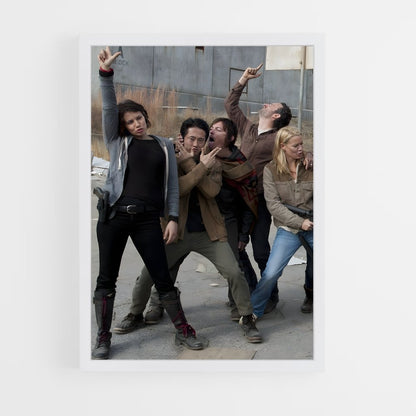 ap-walking dead-5 cadre Blanc