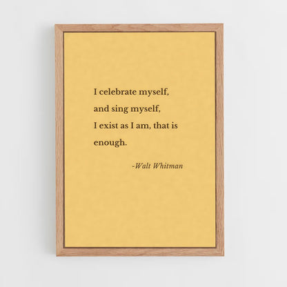 ap-walt whitman-1 cadre Bois clair