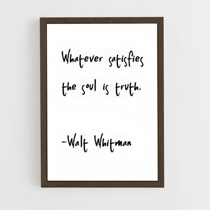 ap-walt whitman-6 cadre Bois foncé