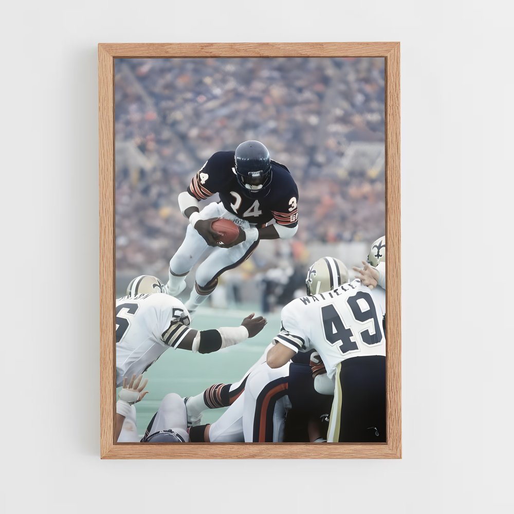 ap-walter payton-3 cadre Bois clair