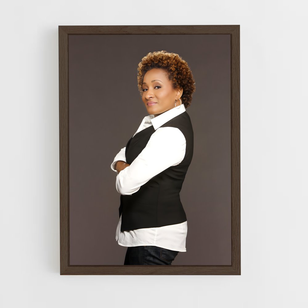 ap-wanda sykes-2 cadre Bois foncé