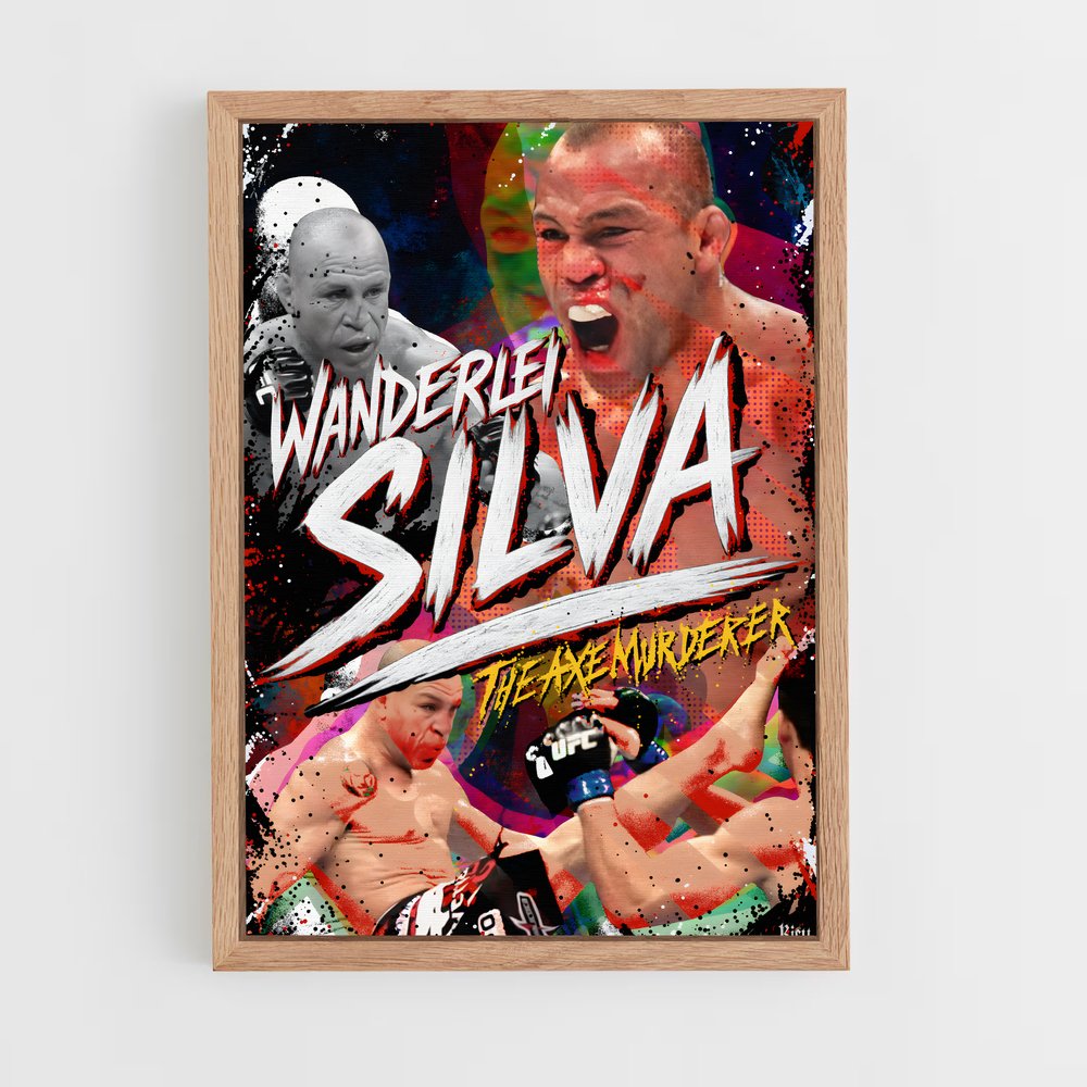 ap-wanderlei silva-3 cadre Bois clair